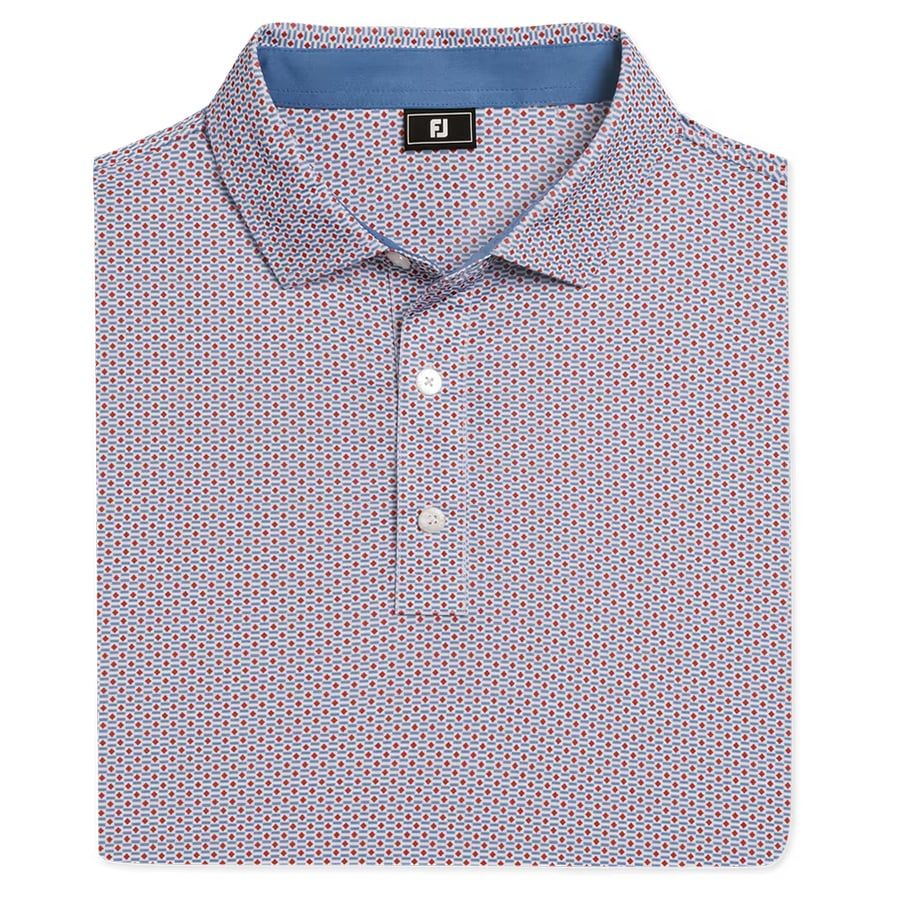 Áo Golf Tay Ngắn Nautical Flag Print Lisle Self Collar 3948Áo Golf Tay Ngắn Footjoy FJ Nautical Flag Print Lisle Self Collar 39482 | Footjoy
