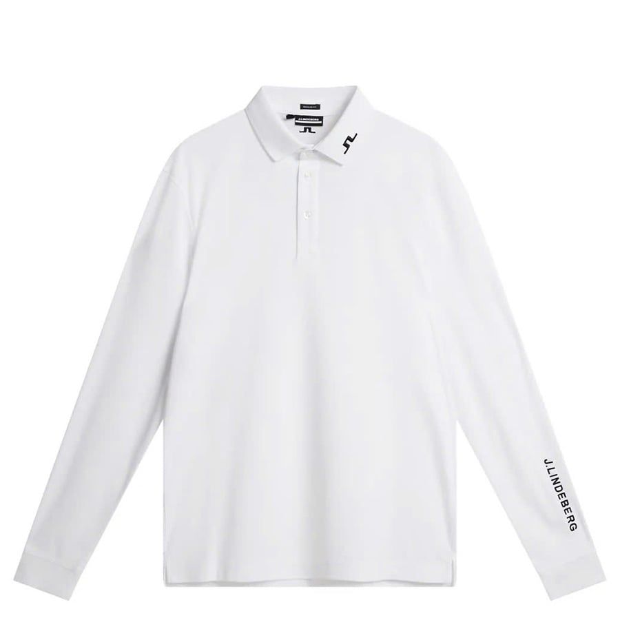 Áo golf nam tay dài Tour Tech Long Sleeve WHITE GMJT09165-0000 | J.LinÁo golf nam tay dài Tour Tech Long Sleeve WHITE GMJT09165-0000 | J.Lindeberg