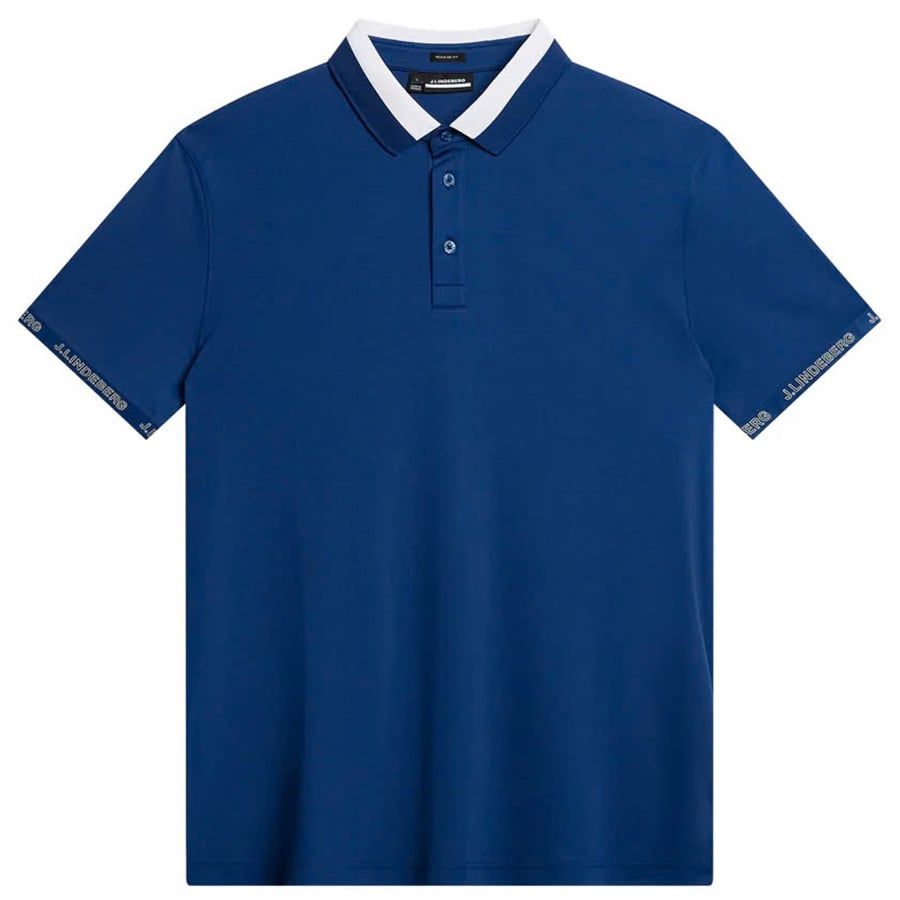 Áo golf nam tay ngắn Guy Regular Polo Estate Blue GMJT09163-O341 | J.LÁo golf nam tay ngắn Guy Regular Polo Estate Blue GMJT09163-O341 | J.Lindeberg