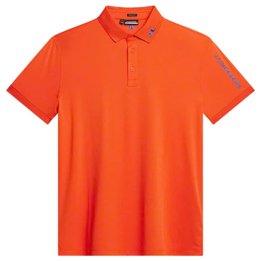 Áo golf nam tay ngắn Tour Tech Reg Fit Polo Tangerine Tango Melange GMÁo golf nam tay ngắn Tour Tech Reg Fit Polo Tangerine Tango Melange GMJT09157-I182 | J.Lindeberg