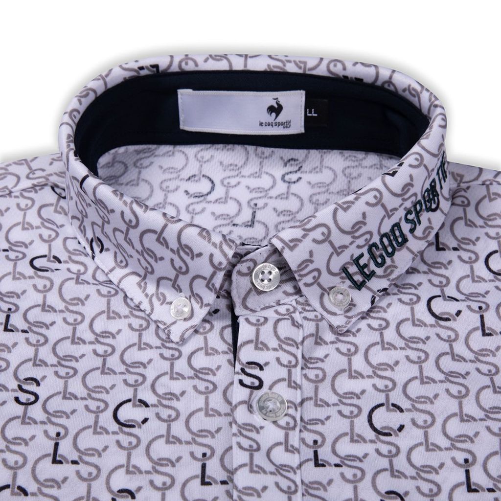 Áo golf tay ngắn nam LG4FHS01MV-WH00 | Le Coq Sportif