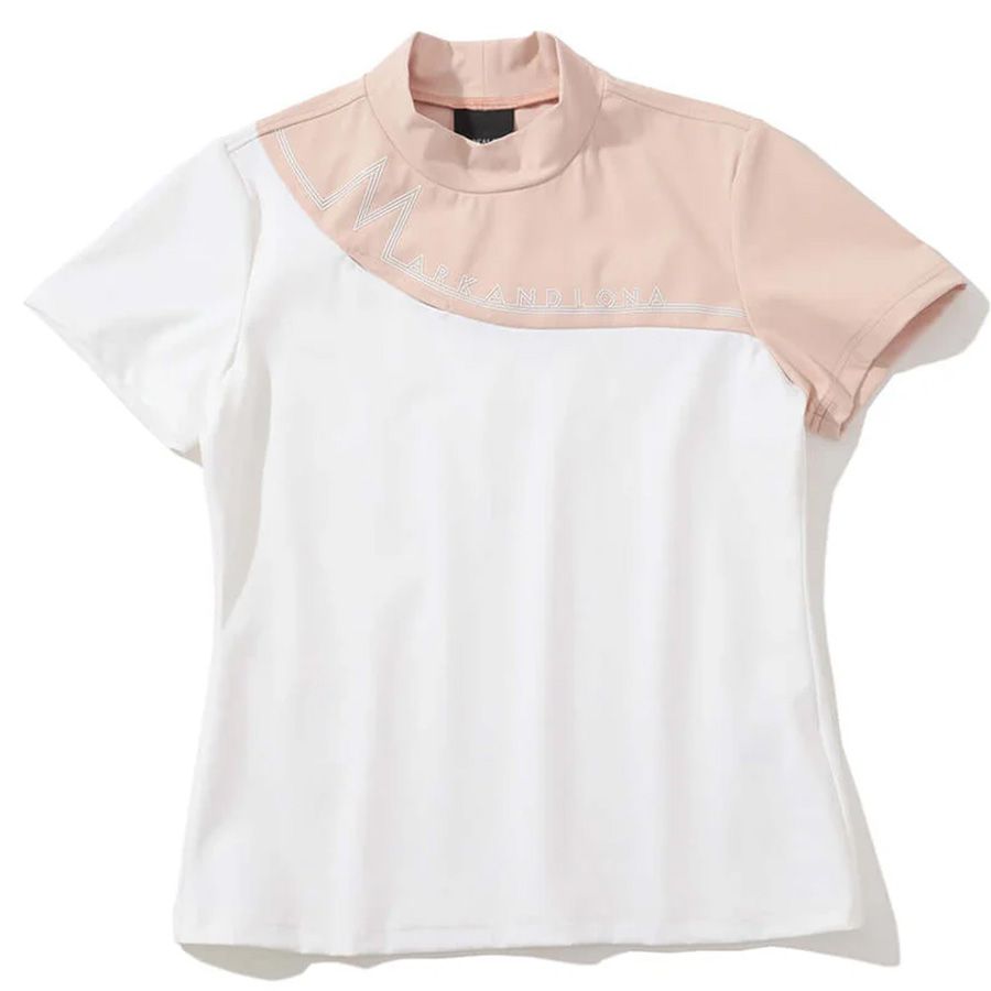 Áo golf nữ tay ngắn CD12-CCMT MCW-5A-AA51 (Pink Beige) | MARK & LONAÁo golf nữ tay ngắn CD12-CCMT MCW-5A-AA51 (Pink Beige) | MARK & LONA