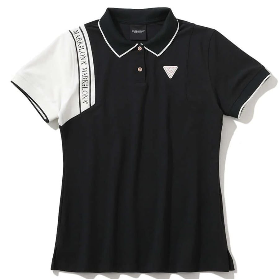 Áo golf nữ tay ngắn CD12-HSPL MCW-5A-AP50 (Black) | MARK & LONAÁo golf nữ tay ngắn CD12-HSPL MCW-5A-AP50 (Black) | MARK & LONA