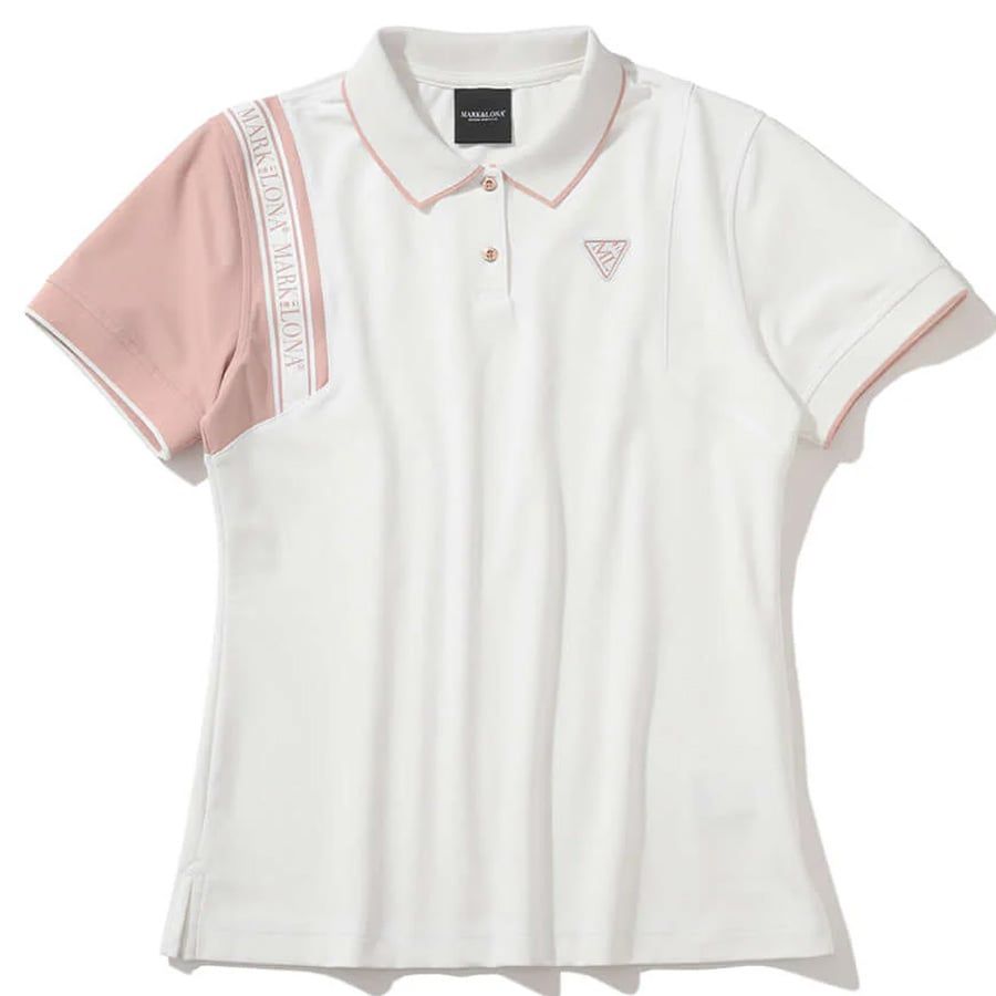 Áo golf nữ tay ngắn CD12-HSPL MCW-5A-AP50 (Pink) | MARK & LONAÁo golf nữ tay ngắn CD12-HSPL MCW-5A-AP50 (Pink) | MARK & LONA