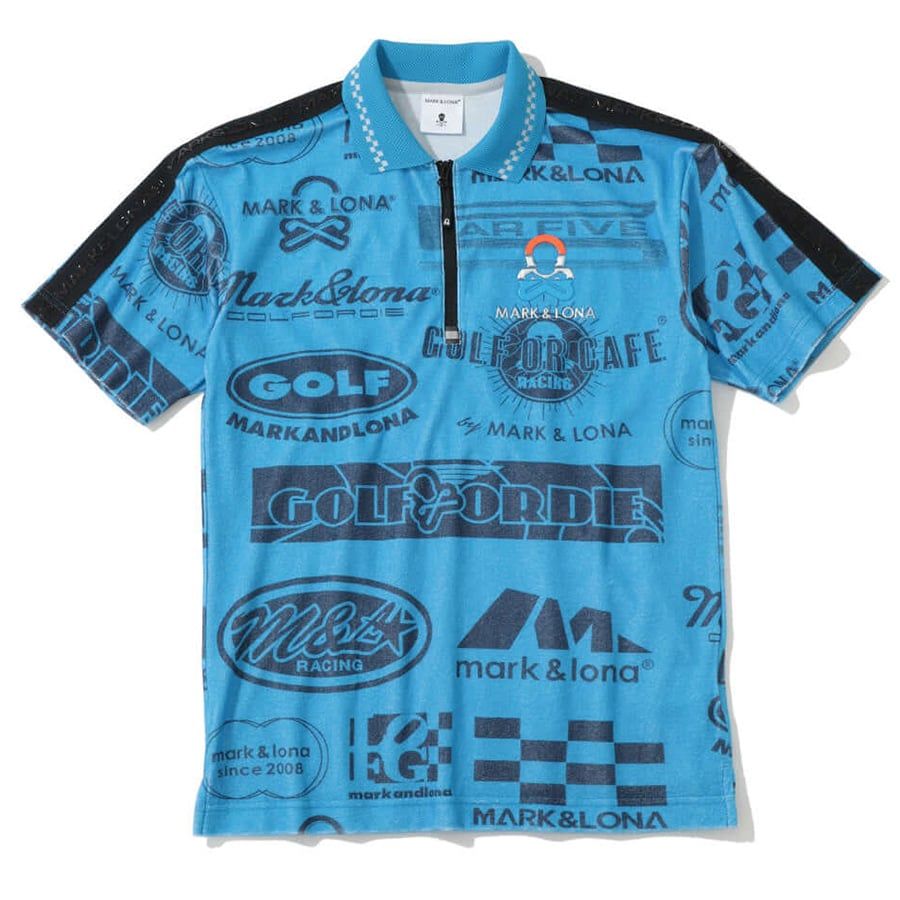 Áo golf nam tay ngắn Mirage Pile Polo MLM-5A-AP09 (Blue) | MARK & LONAÁo golf nam tay ngắn Mirage Pile Polo MLM-5A-AP09 (Blue) | MARK & LONA