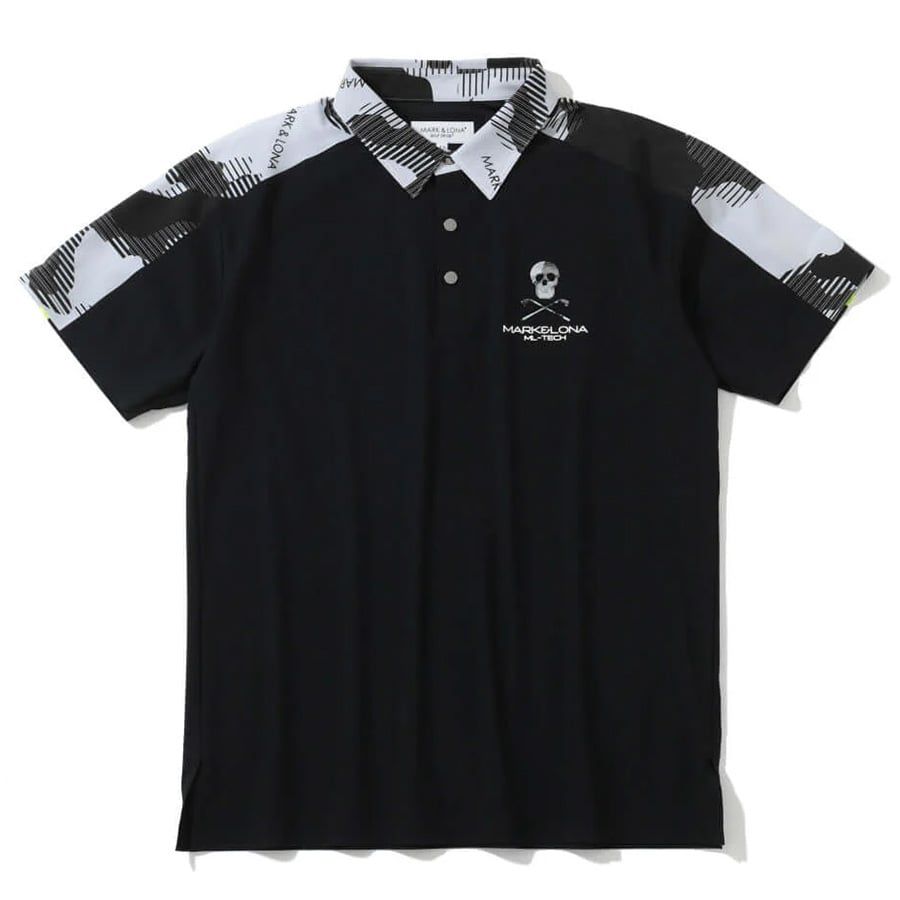 Áo golf nam tay ngắn Flow Performance Polo MLM-5A-AP10 (Black) | MARK Áo golf nam tay ngắn Flow Performance Polo MLM-5A-AP10 (Black) | MARK & LONA