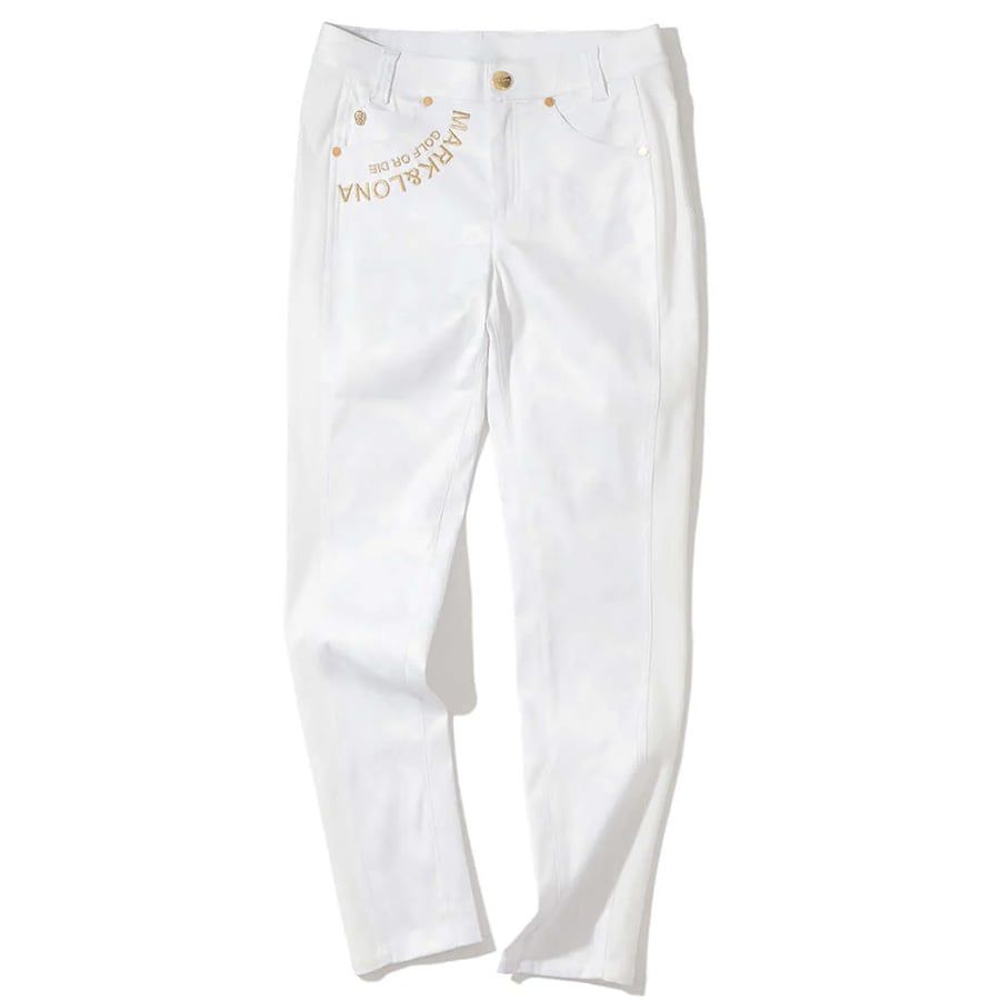 Quần dài golf nữ Gauge Camouflage Slim Pants MLW-5A-AT05 (White) | MARQuần dài golf nữ Gauge Camouflage Slim Pants MLW-5A-AT05 (White) | MARK & LONA
