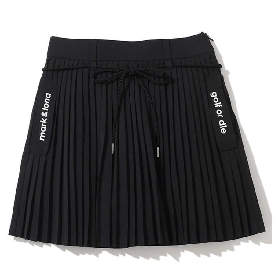 Váy golf Ripple Pleat Utility Skirt MLW-5C-AE02 (Black) | MARK & LONAVáy golf Ripple Pleat Utility Skirt MLW-5C-AE02 (Black) | MARK & LONA
