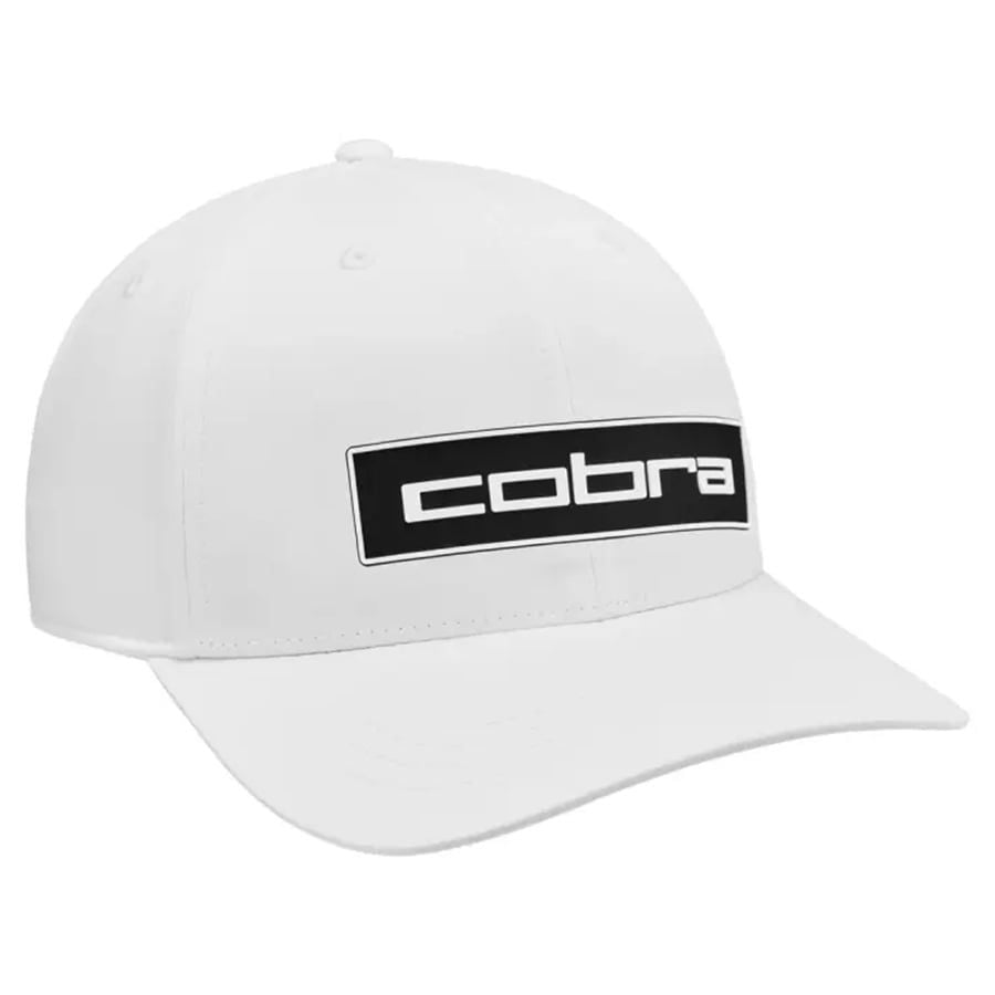 Nón kết golf nam Cobra Tour Tech Cap - White / Black 90972701 | CobraNón kết golf nam Cobra Tour Tech Cap - White / Black 90972701 | Cobra
