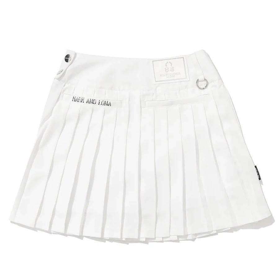 Váy golf Nữ Xếp Ly Women''s Skort MLW-6A-AE32 WHITE | MARK & LONAVáy golf Nữ Xếp Ly Women''s Skort MLW-6A-AE32 WHITE | MARK & LONA