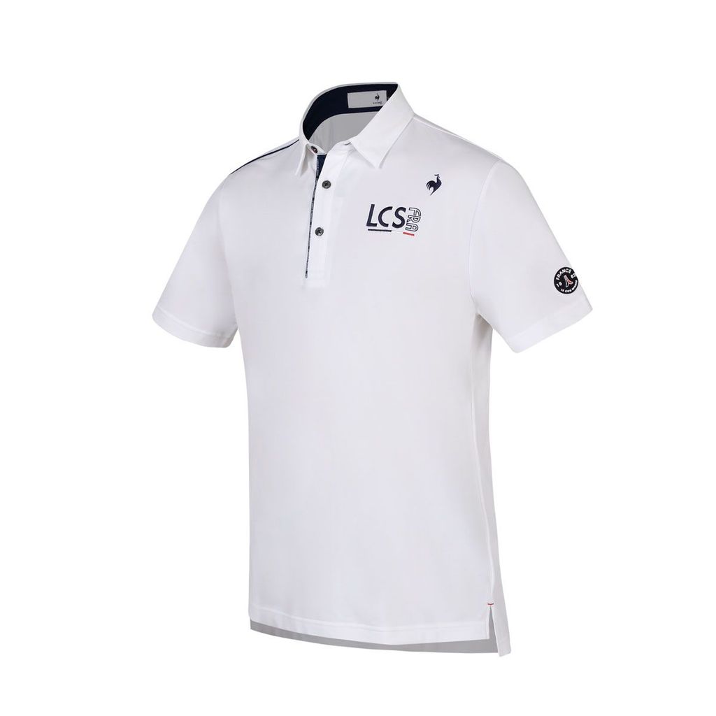 Áo golf tay ngắn nam QGMXJA02V-WH00 | Le Coq Sportif