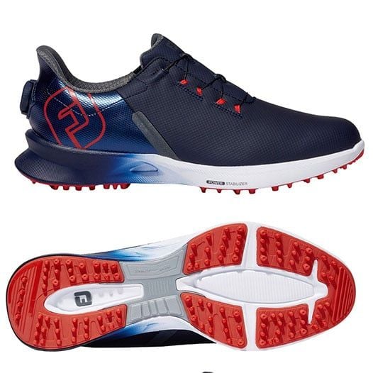 Giày Golf Nam FJ Fuel Sport BOA 55458 NAVY/RED | FootJoy | Tặng 1 dù gGiày golf nam DF FUEL SPORT BOA NVY/RD/WT | FootJoy