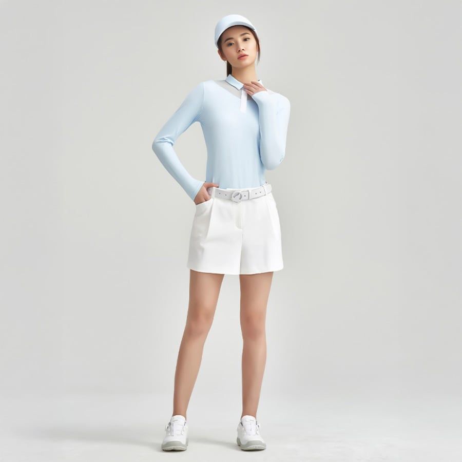 Áo Fit golf nữ SKY BLUE HWJC705R909 | HONMA