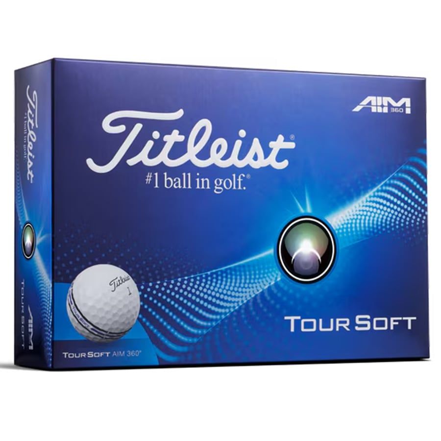 Hộp 12 bóng golf Tour Soft 2024 màu Trắng | TitleistHộp 12 bóng golf Tour Soft 2025 WHITE FULL WRAP | Titleist
