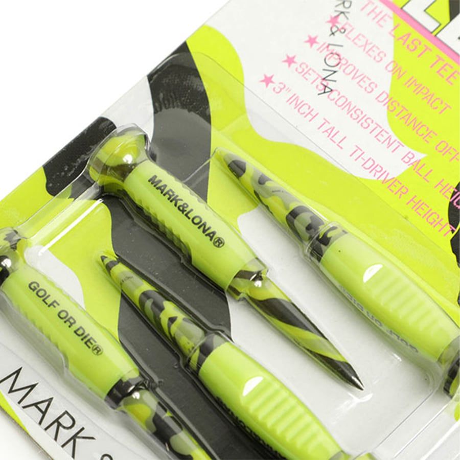 Gói 4 tee The Leader Tee 75mm NEON YELLOW MLS-1A-SZ03 | MARK & LONA