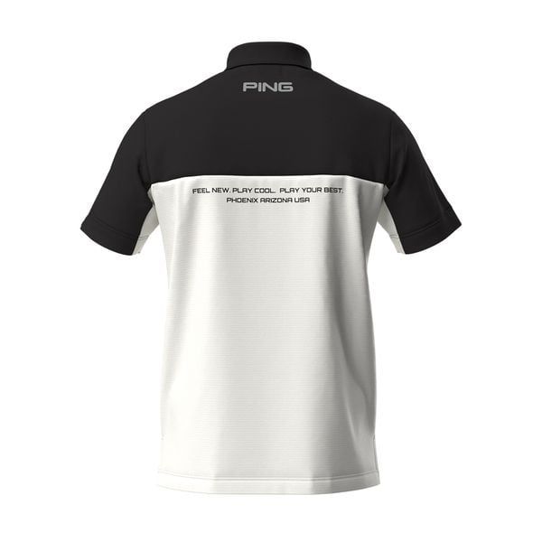 Áo golf nam tay ngắn BLACK WHITE 621-4160388-010 | PING