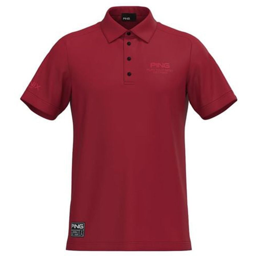 Áo golf nam tay ngắn RED 621-4160281-100 | PINGÁo golf nam tay ngắn RED 621-4160281-100 | PING