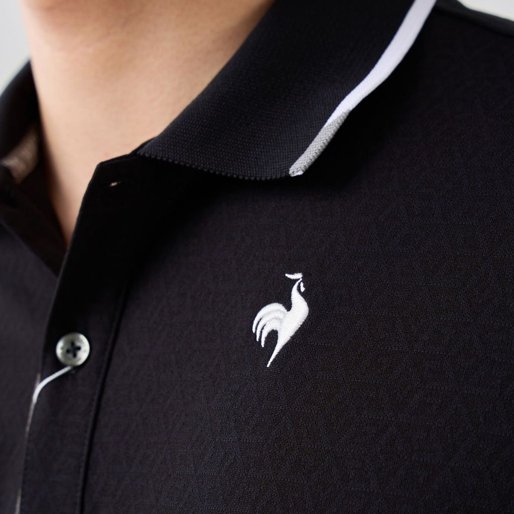 Áo golf tay ngắn nam QGMXJA34V-BK00 | Le Coq Sportif