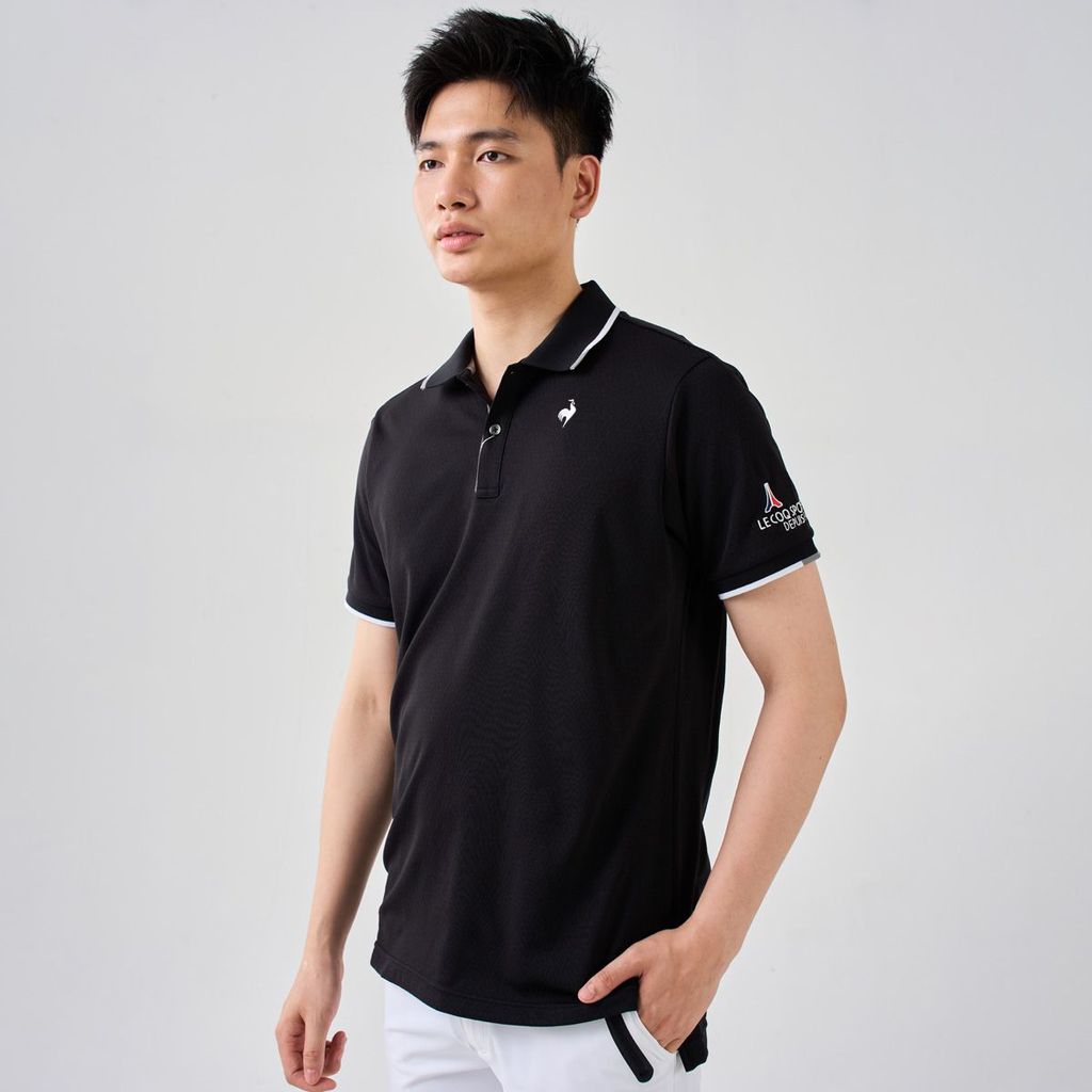 Áo golf tay ngắn nam QGMXJA04V-BK00 | Le Coq Sportif