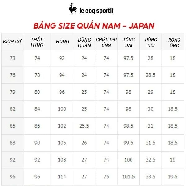 Quần Dài Golf Nam QGMXJD01V-WH00 | Le Coq Sportif