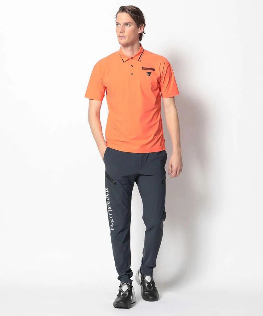 Áo golf nam tay ngắn CD10-CLPL MCM-4A-AP52 (Orange) | MARK & LONA