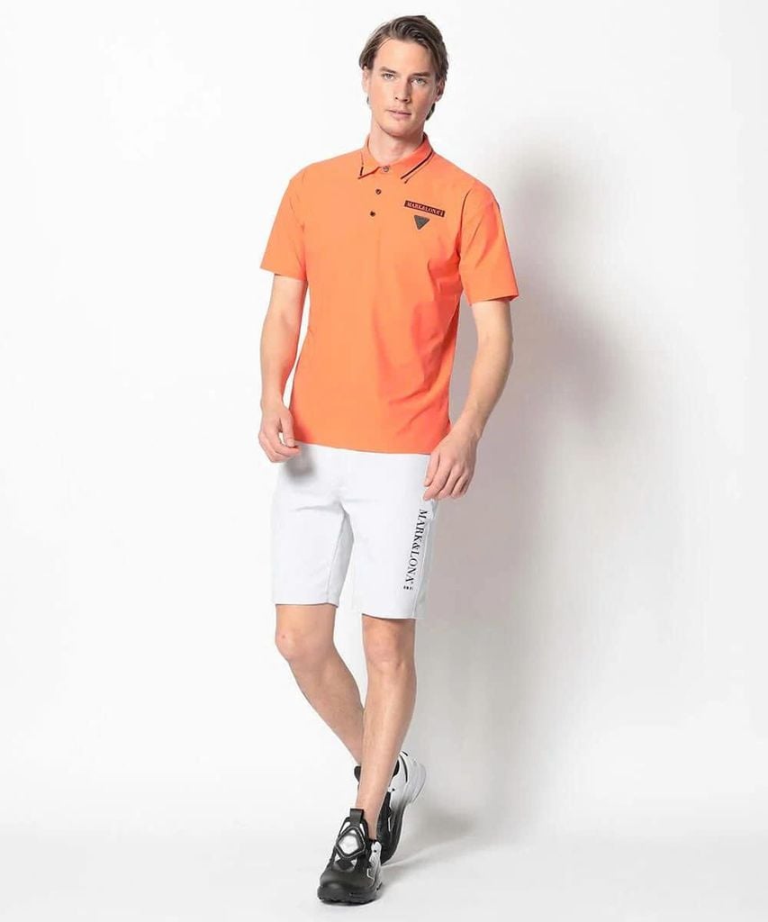 Áo golf nam tay ngắn CD10-CLPL MCM-4A-AP52 (Orange) | MARK & LONA