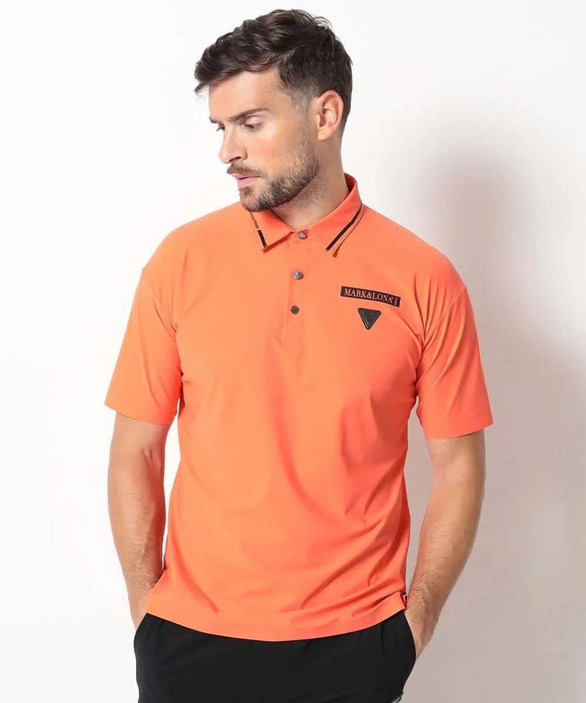 Áo golf nam tay ngắn CD10-CLPL MCM-4A-AP52 (Orange) | MARK & LONA