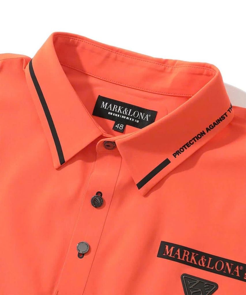 Áo golf nam tay ngắn CD10-CLPL MCM-4A-AP52 (Orange) | MARK & LONA