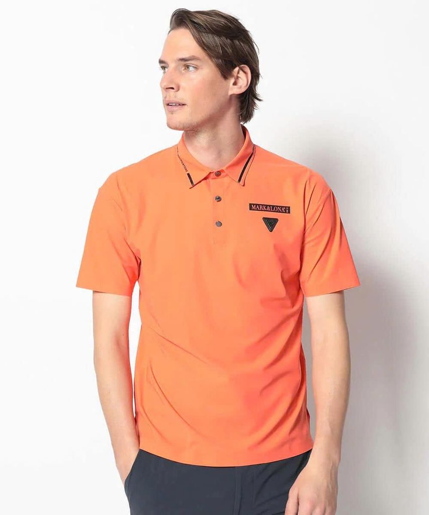Áo golf nam tay ngắn CD10-CLPL MCM-4A-AP52 (Orange) | MARK & LONA