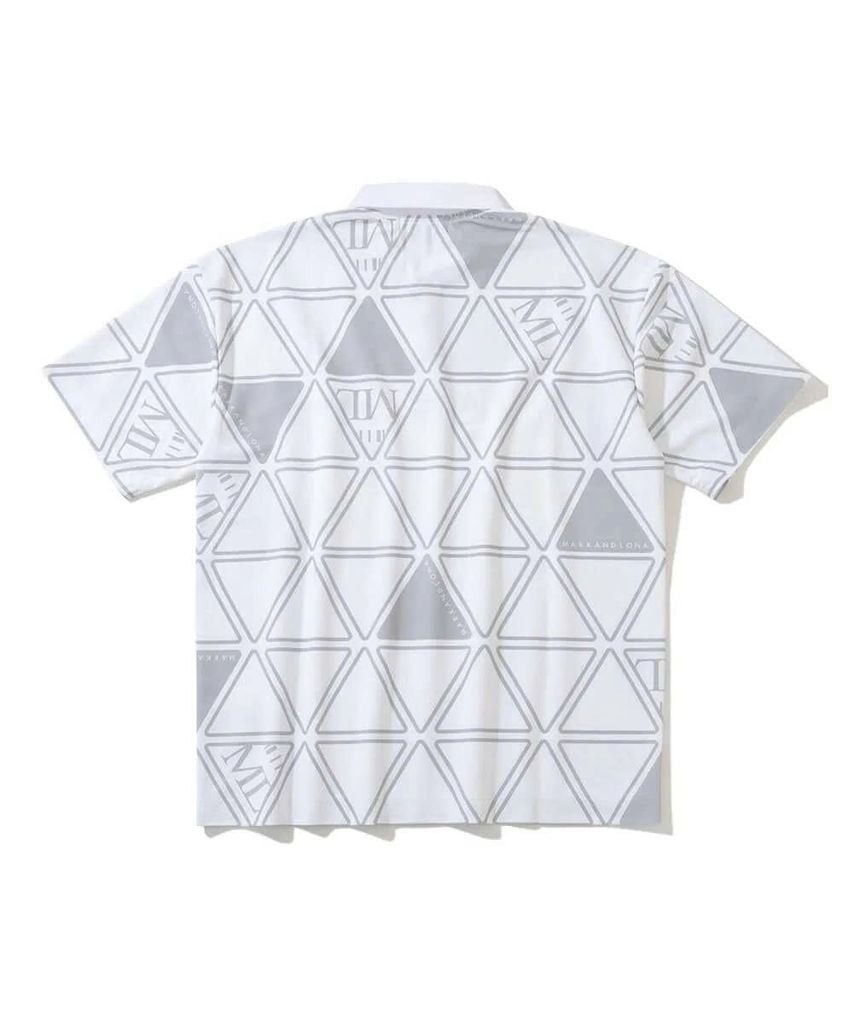 Áo golf nam tay ngắn CD10-TLPL MCM-4B-AP57 (White) | MARK & LONA