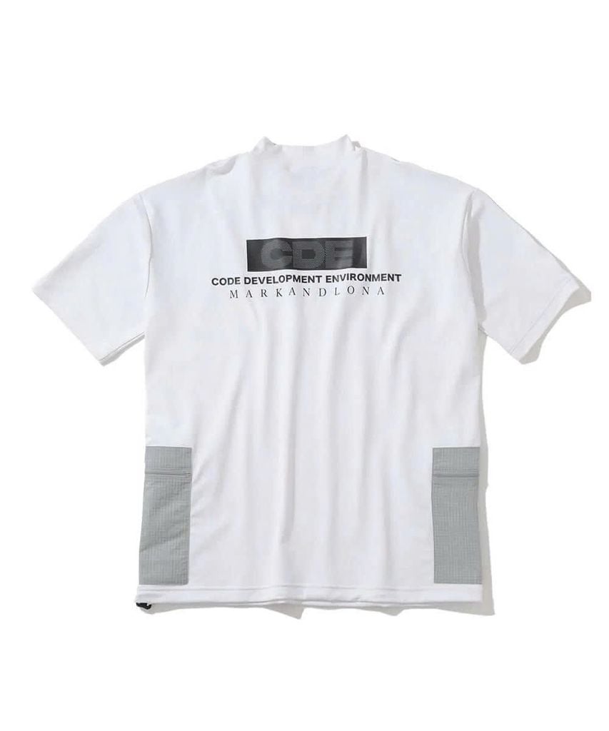 Áo golf nam tay ngắn CD12-DPMT MCM-5A-AA53 (White) | MARK & LONA