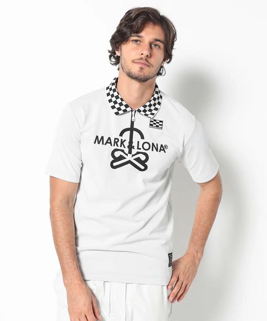 Áo golf nam tay ngắn Ever Precision Flag Polo MLM-5A-AP05 (White) | MA