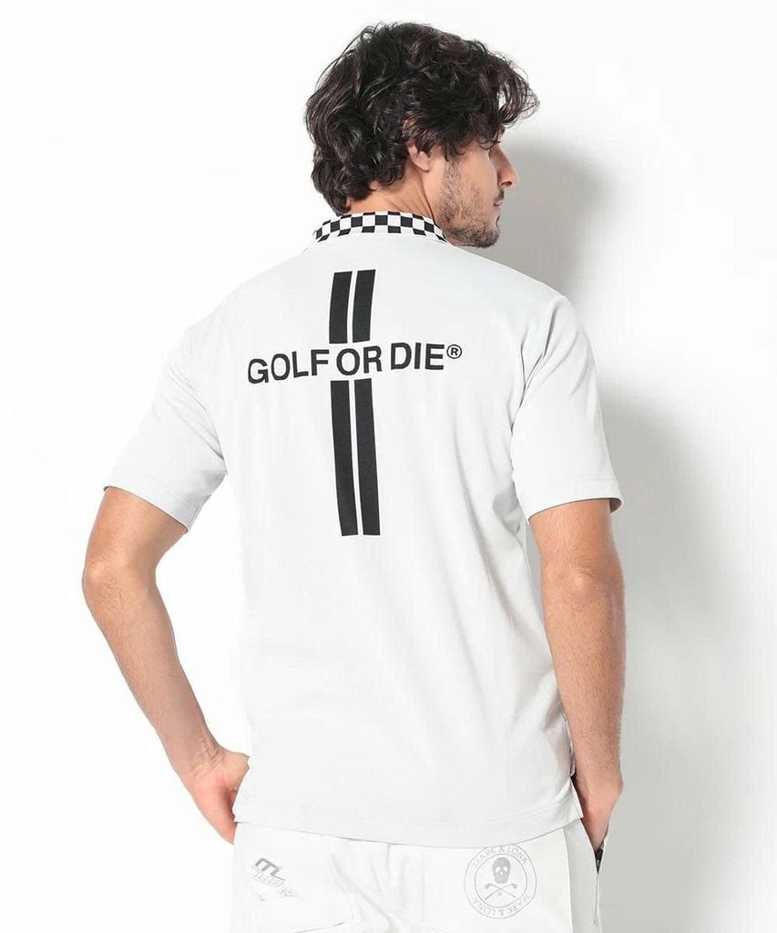 Áo golf nam tay ngắn Ever Precision Flag Polo MLM-5A-AP05 (White) | MA