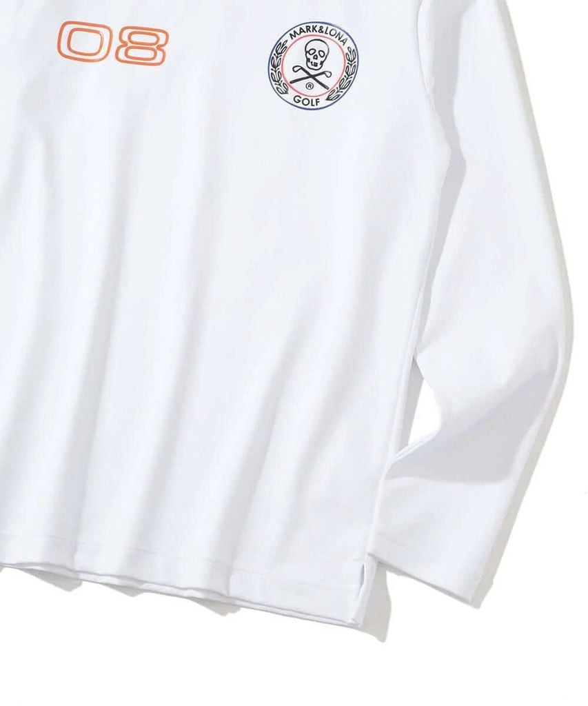 Áo golf nam tay dài Octa8 Performance Long-Sleeve Polo MLM-5A-AP02 (Wh