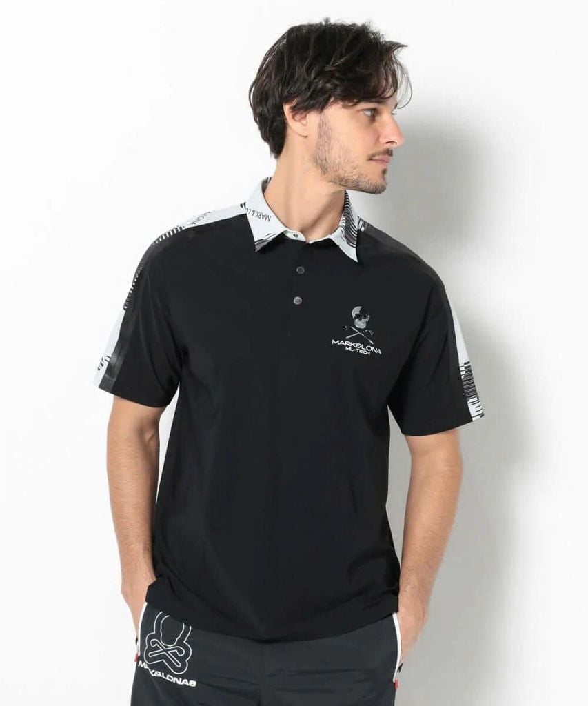 Áo golf nam tay ngắn Flow Performance Polo MLM-5A-AP10 (Black) | MARK