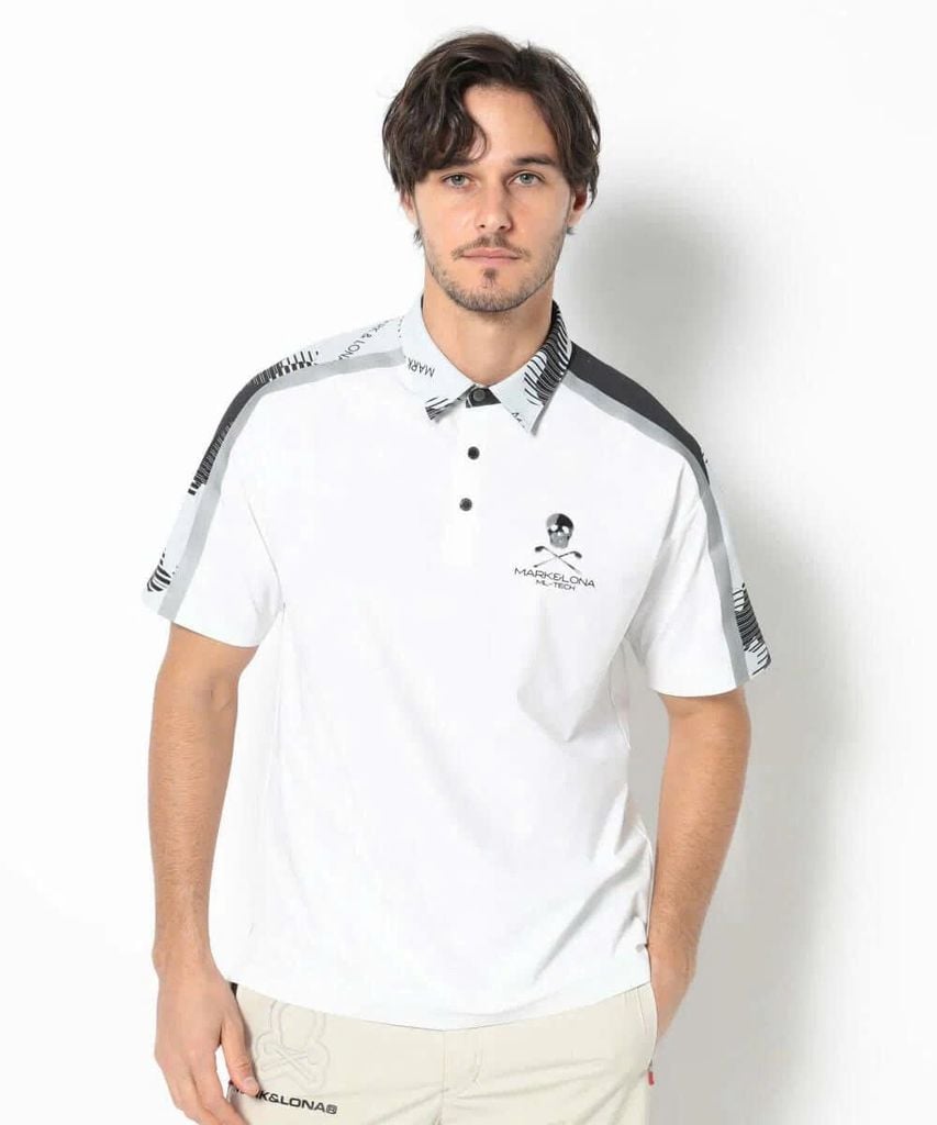 Áo golf nam tay ngắn Flow Performance Polo MLM-5A-AP10 (White) | MARK