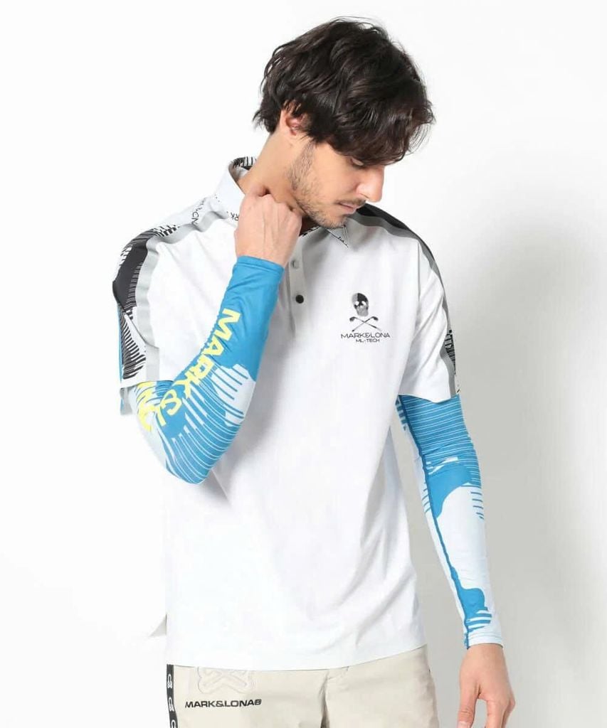 Áo golf nam tay ngắn Flow Performance Polo MLM-5A-AP10 (White) | MARK