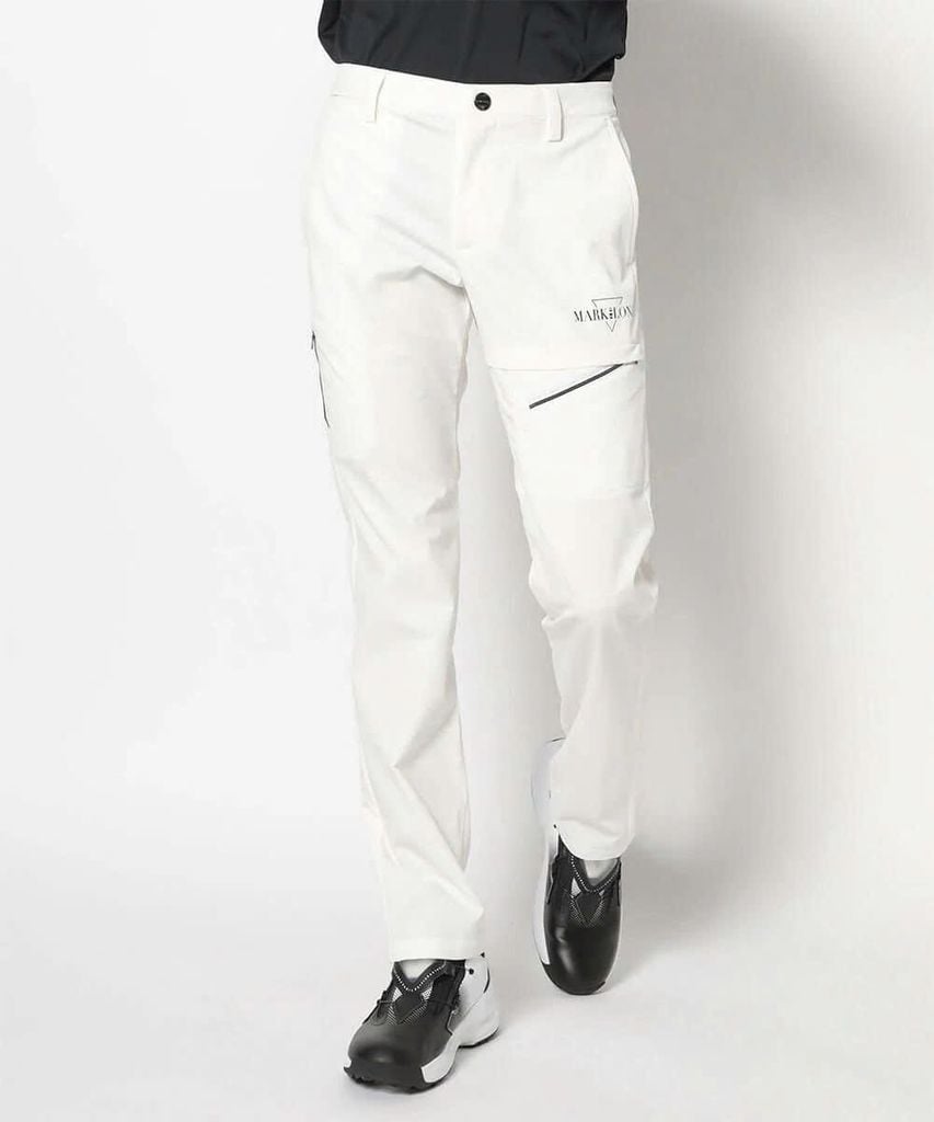 Quần dài golf nam CD12-CMPT MCM-5A-AT50 (White) | MARK & LONA