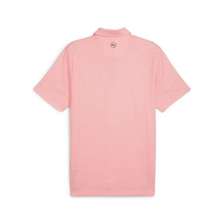 Áo golf tay ngắn nam MATTR Cups Golf Polo - White Glow - Melon Punch 6