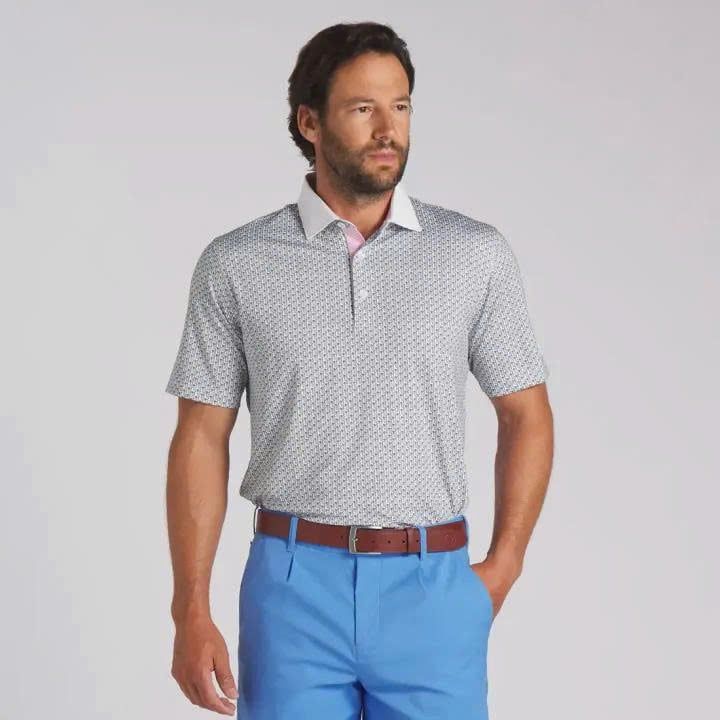 Áo golf tay ngắn nam PUMA x AP MATTR ICED TEA POLO - Pale Pink 6239480