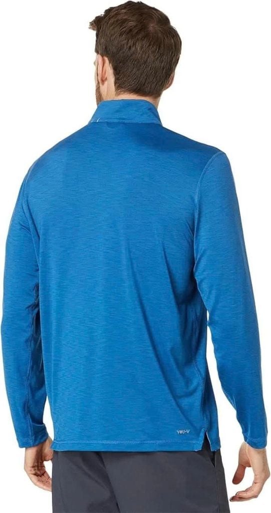 Áo golf nam tay dài YouV 1/4 Zip - Lake Blue 53910504 | PUMA