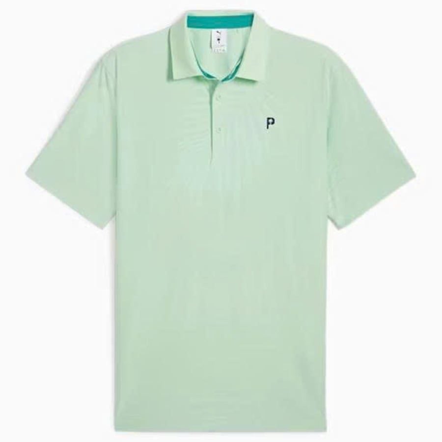 Áo golf nam tay ngắn PUMA x PTC JACQUARD POLO - Fresh Mint 62396405 |Áo golf nam tay ngắn PUMA x PTC JACQUARD POLO - Fresh Mint 62396405 | PUMA