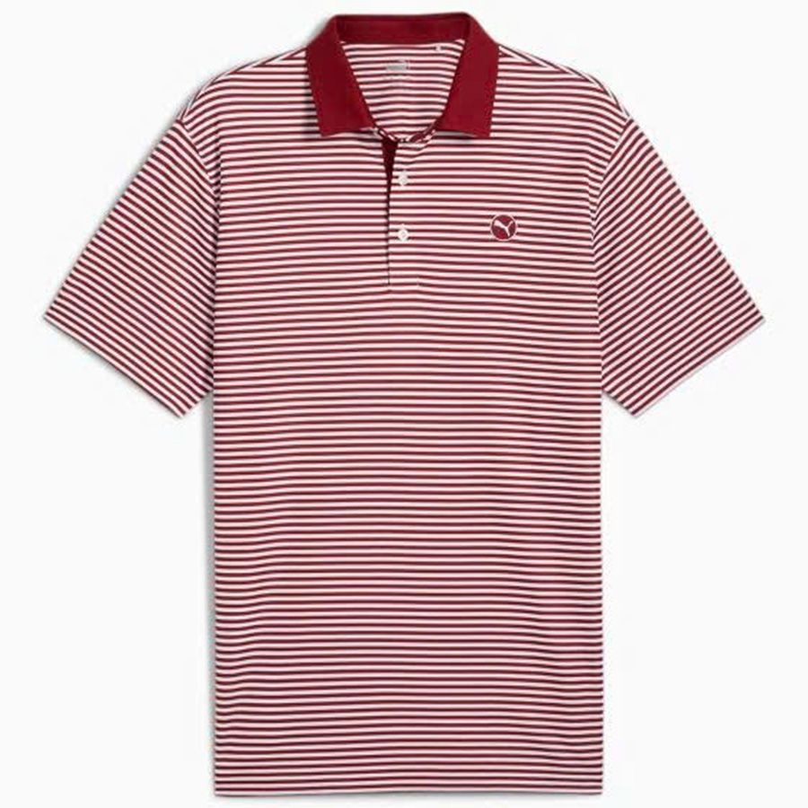 Áo golf nam tay ngắn Pure Stripe Polo - Intense Red-White Glow 6244751Áo golf nam tay ngắn Pure Stripe Polo - Intense Red-White Glow 62447511 | PUMA