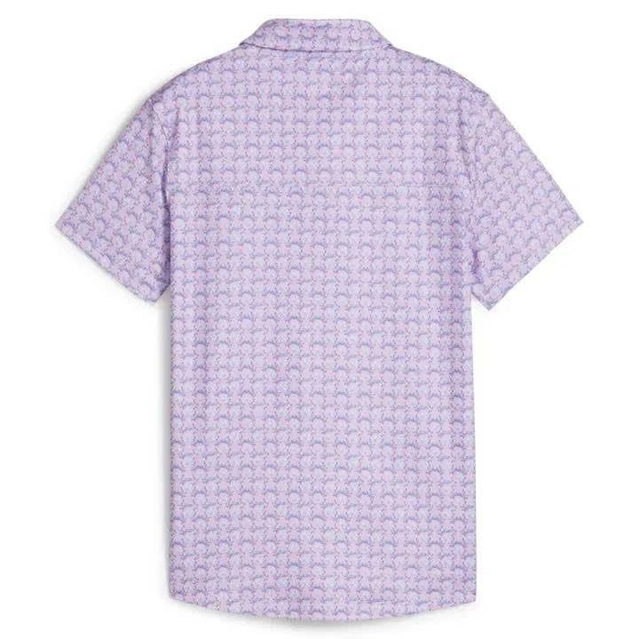 Áo golf nữ tay ngắn W MATTR Essex SS Polo - Pink Icing-Blue Skies 6258