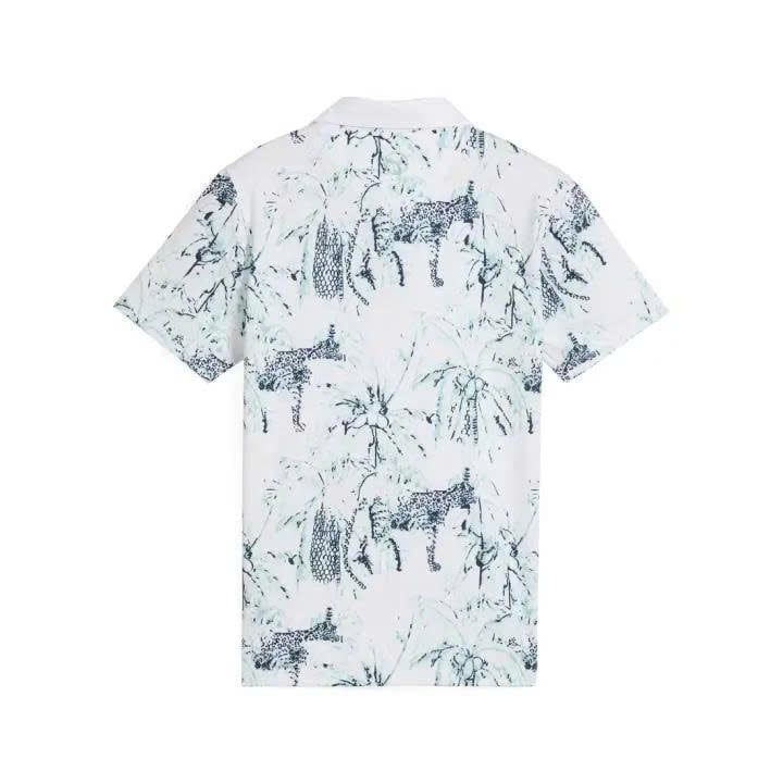 Áo golf tay ngắn trẻ em Boys Mattr Safari Polo - White Glow / Modern M