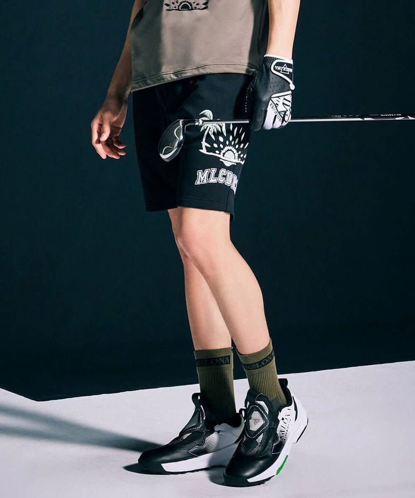 Quần shorts golf nam CD12-GZSP MCM-5A-AT60 (Black) | MARK & LONA