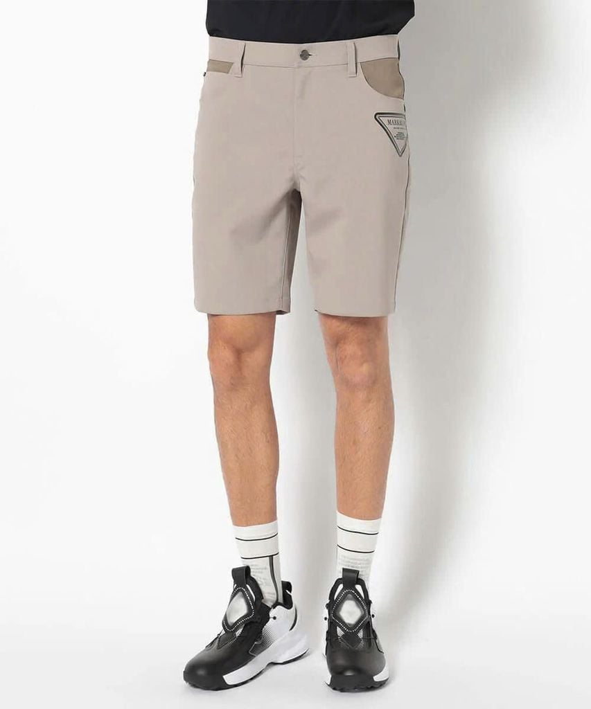 Quần shorts golf nam CD12-STFS MCM-5A-AT59 (Beige) | MARK & LONA