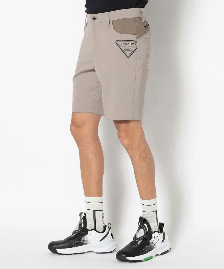 Quần shorts golf nam CD12-STFS MCM-5A-AT59 (Beige) | MARK & LONA