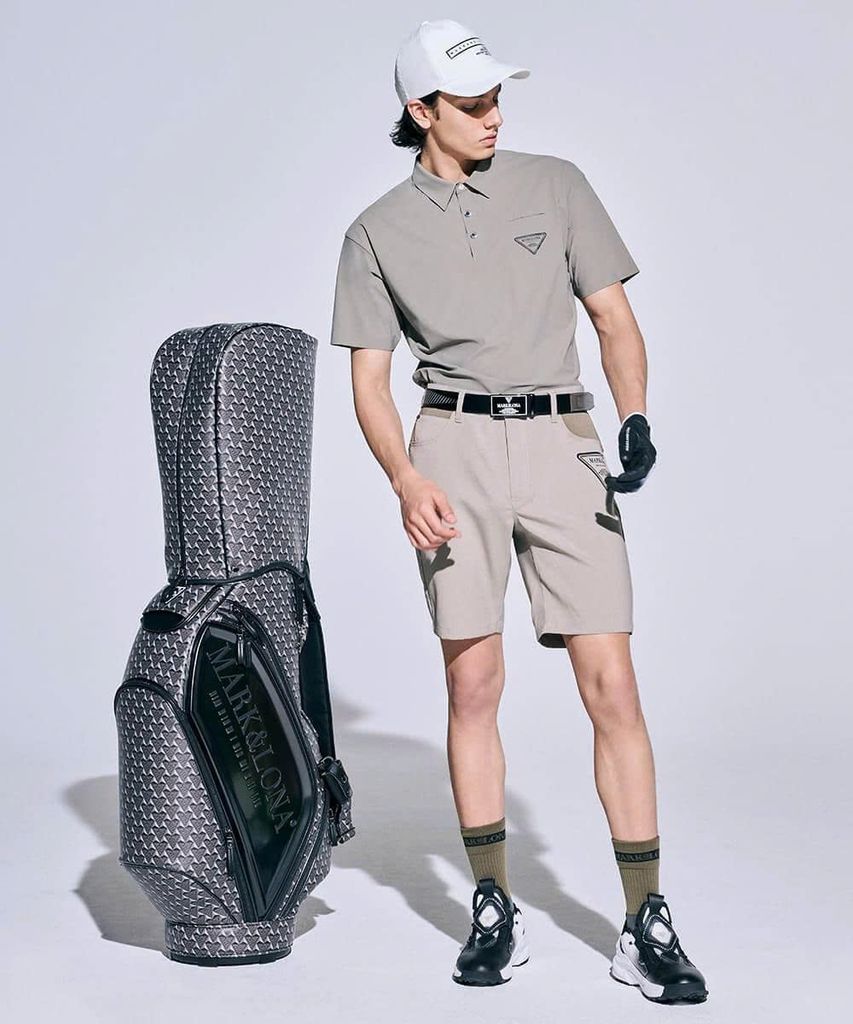 Quần shorts golf nam CD12-STFS MCM-5A-AT59 (Beige) | MARK & LONA