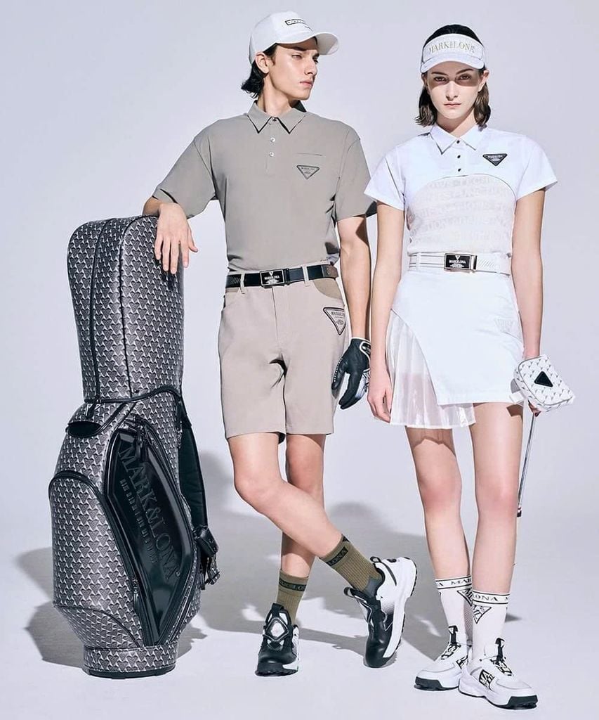 Quần shorts golf nam CD12-STFS MCM-5A-AT59 (Beige) | MARK & LONA